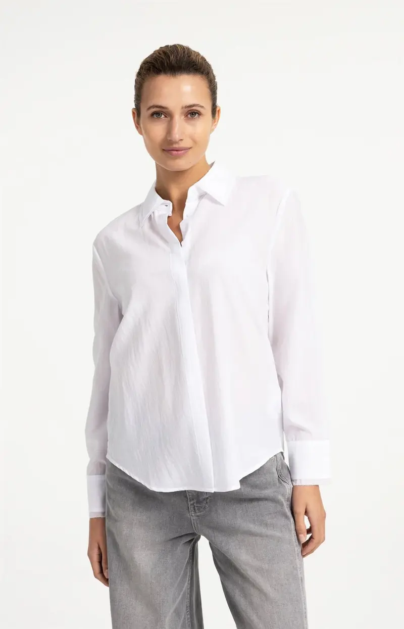Blouse met Kraagdetail