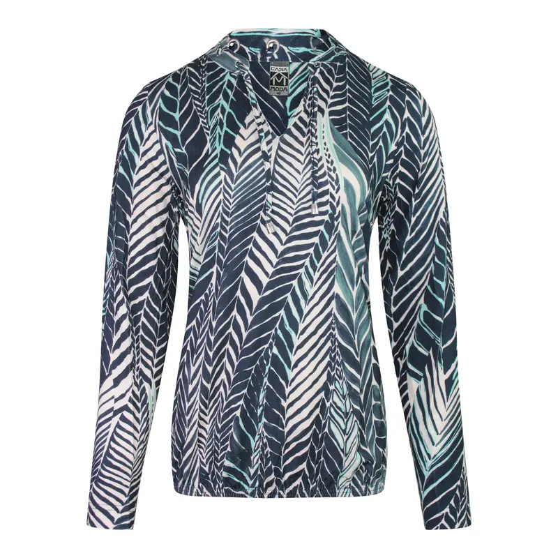 Blouson Emerald Bladerenprint