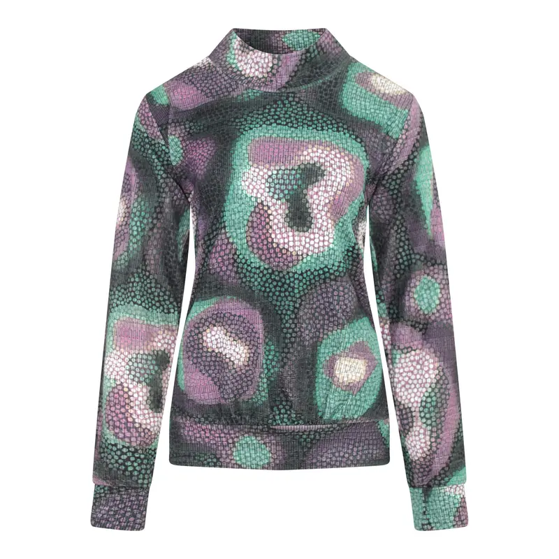 Blouson Groen Prume Fantasie Print