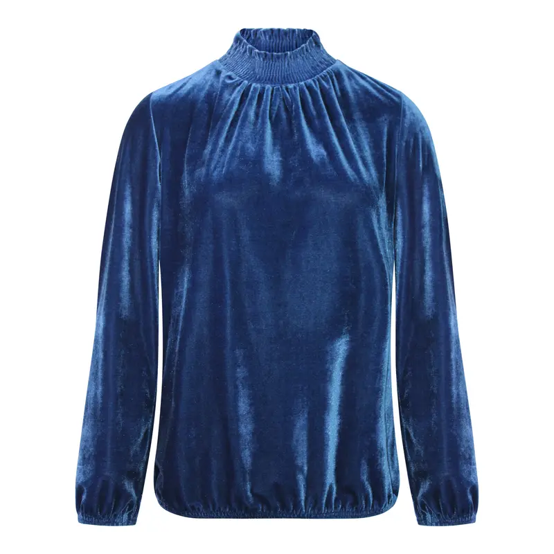 Blouson Marine Velours Uni