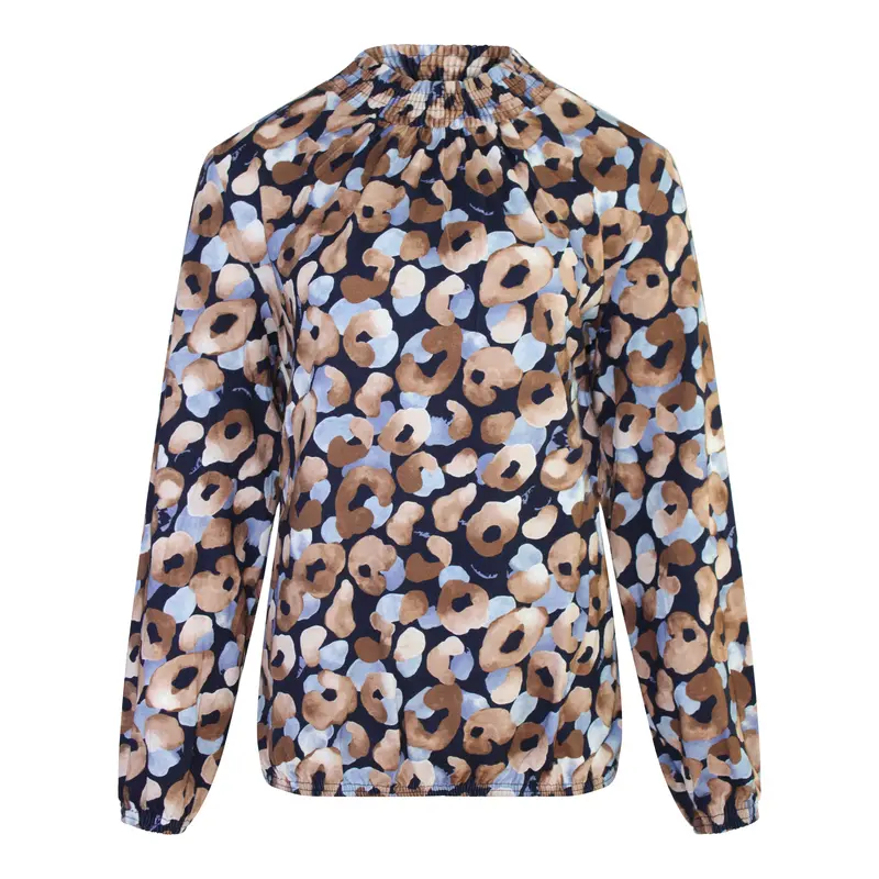 Blouson met Abstracte Meerkleurige Print