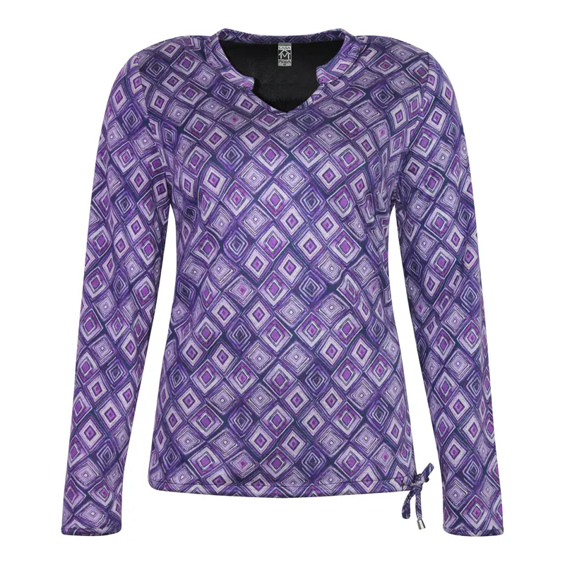 Blouson Paars Lila Navy Ruit
