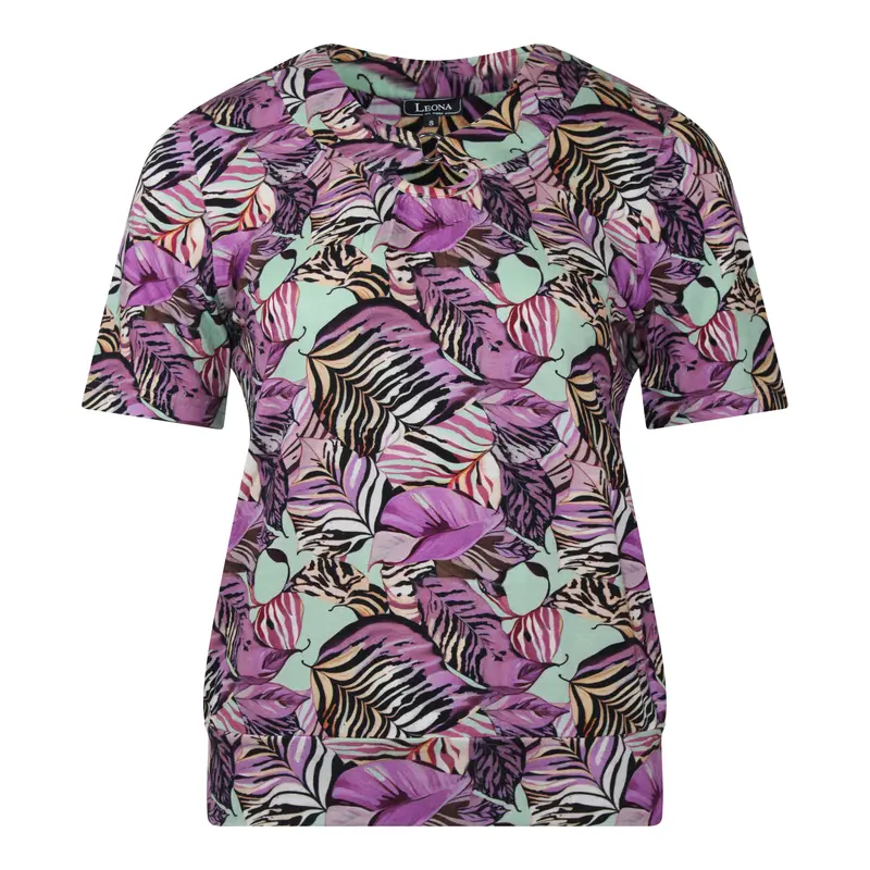 Blouson Rose Zand Botanische Print