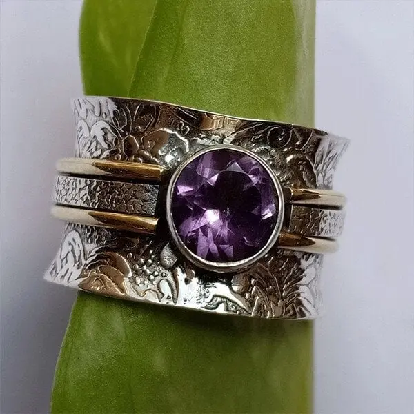 Bohemian Crystal Meditation Ring | Shop Nory