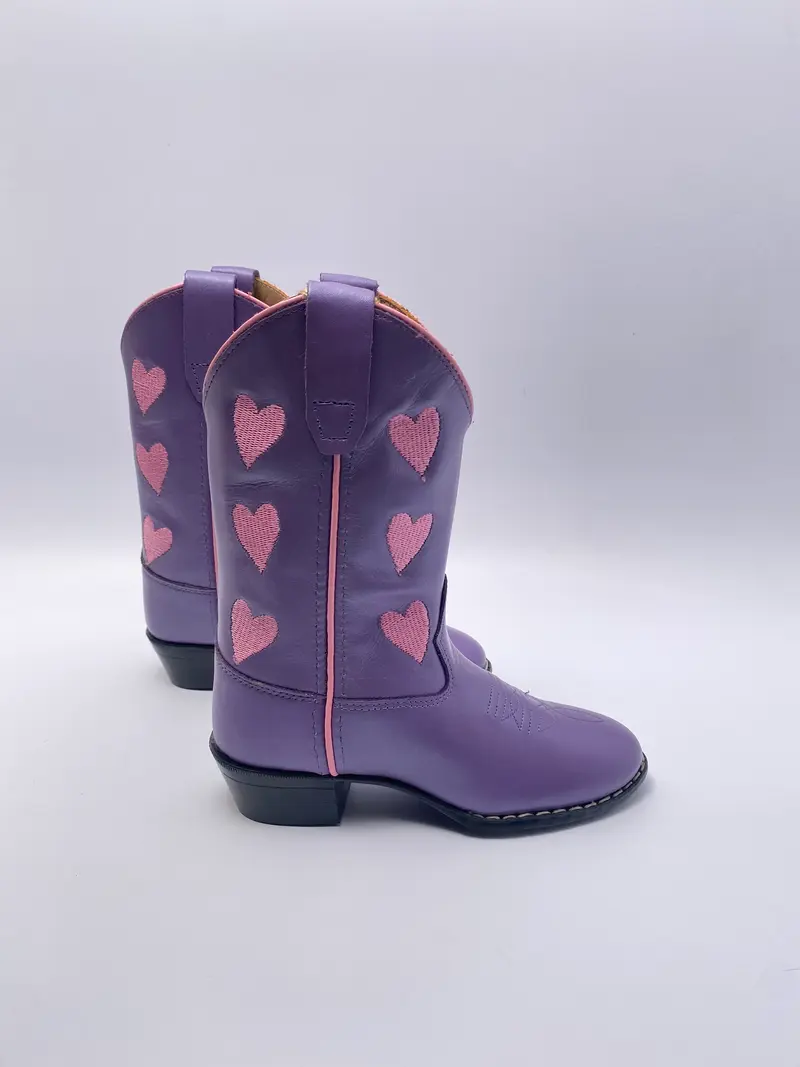 Bootstock hearts purple