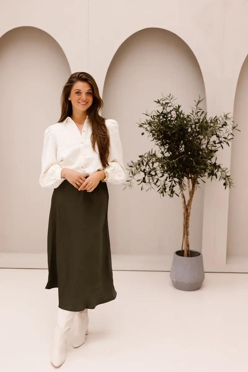 Bovary Skirt Deep Green