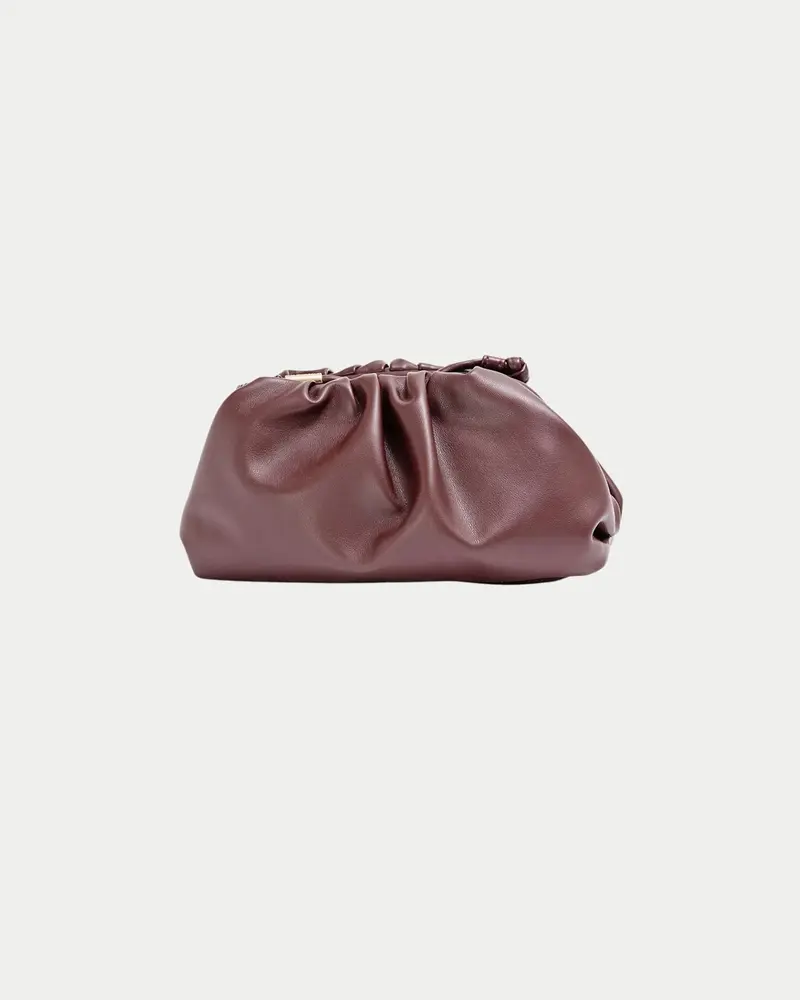 Bow 19 dumpling bag burgundy
