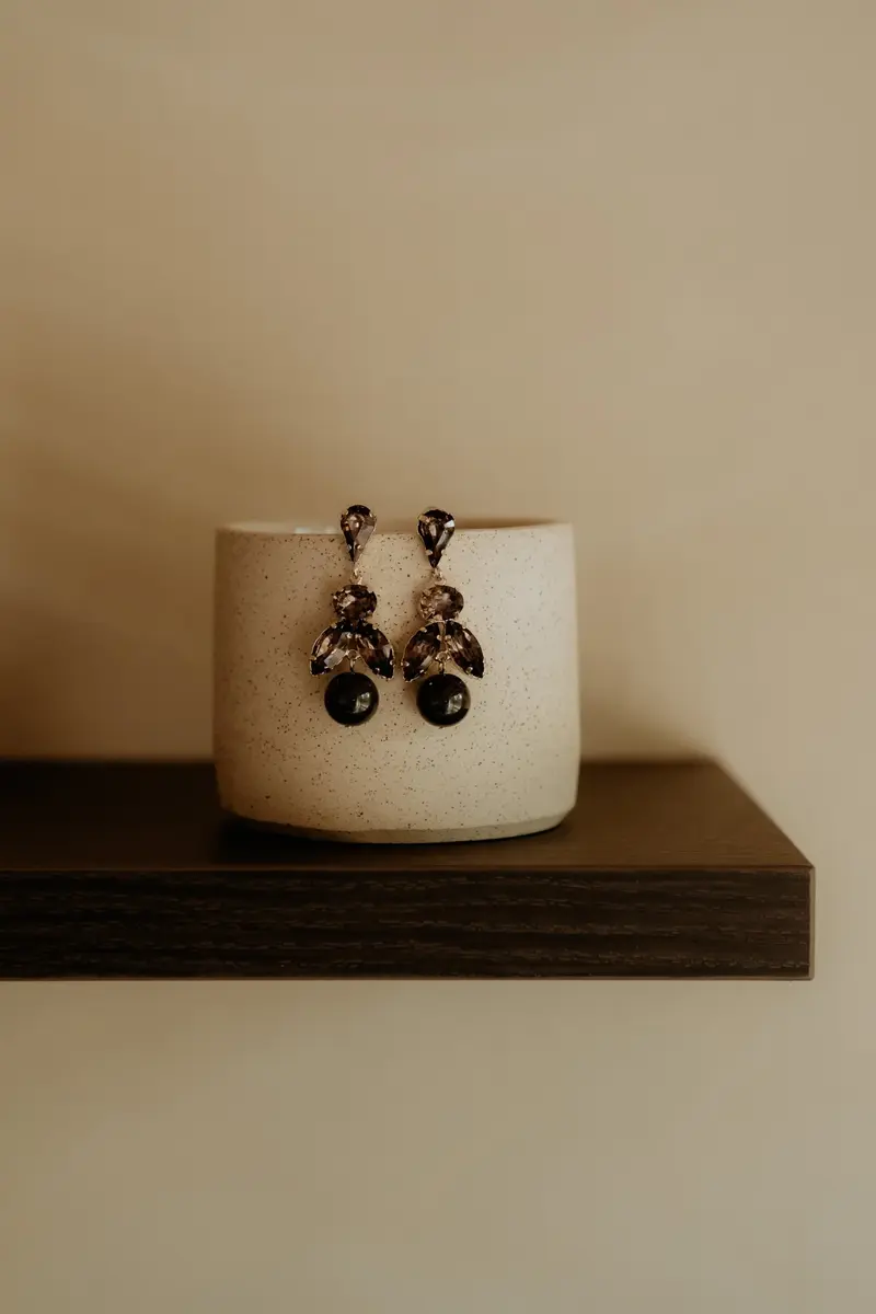BOW19 Aria Earrings Brown