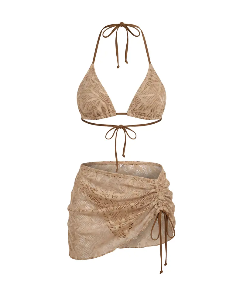 Brown Bikini Set