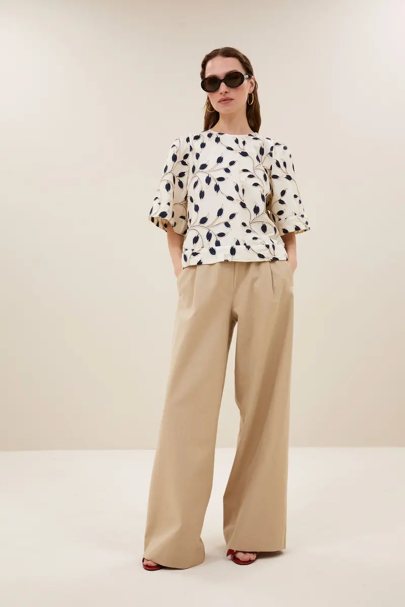 By-Bar Benji canvas pants dark sand