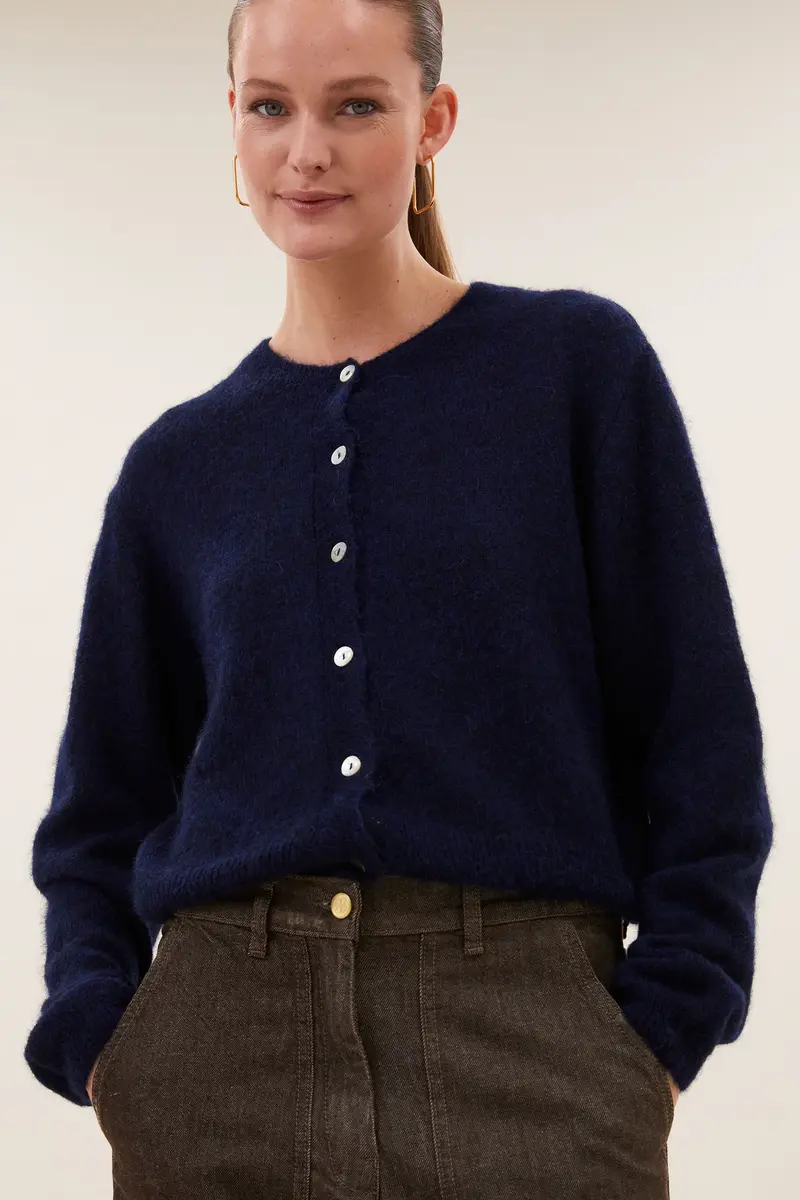 By-Bar cleo cardigan deep midnight
