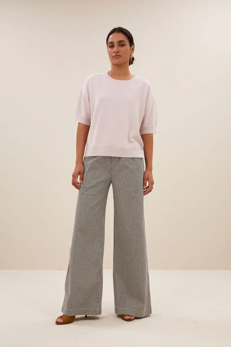 By-Bar holly ss pullover oyster zacht roze