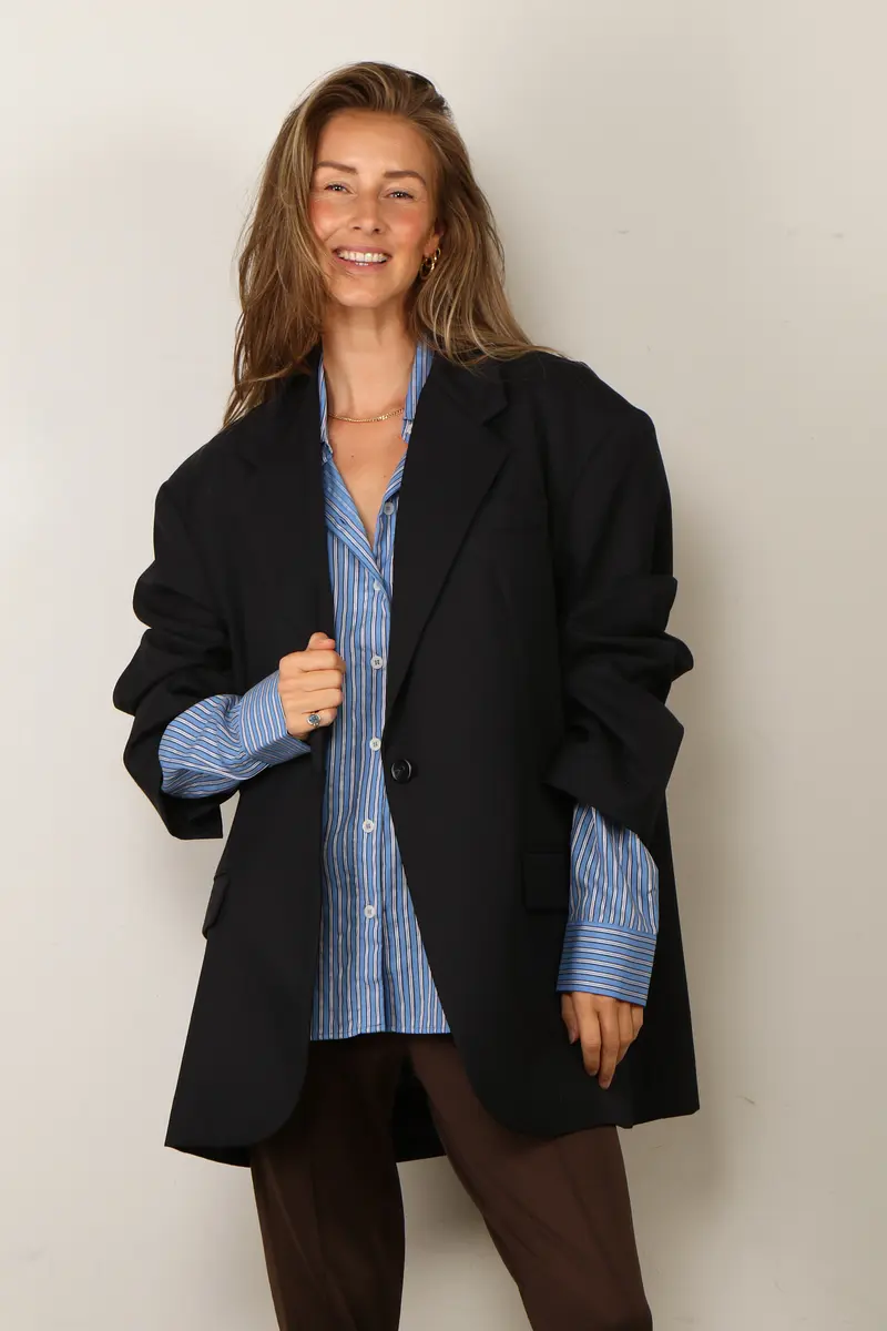 BYLOTTE Studios - Oversized Blazer - Harvey Blazer - Navy