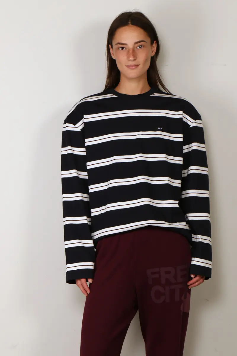 BYLOTTE Studios - Top - Lily Longsleeve - Navy / White / Bordeaux