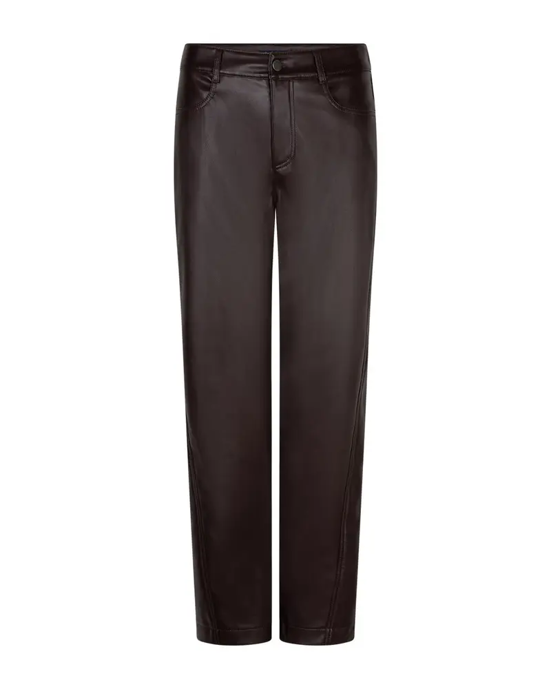 Caitlina Faux Leather Burgundy