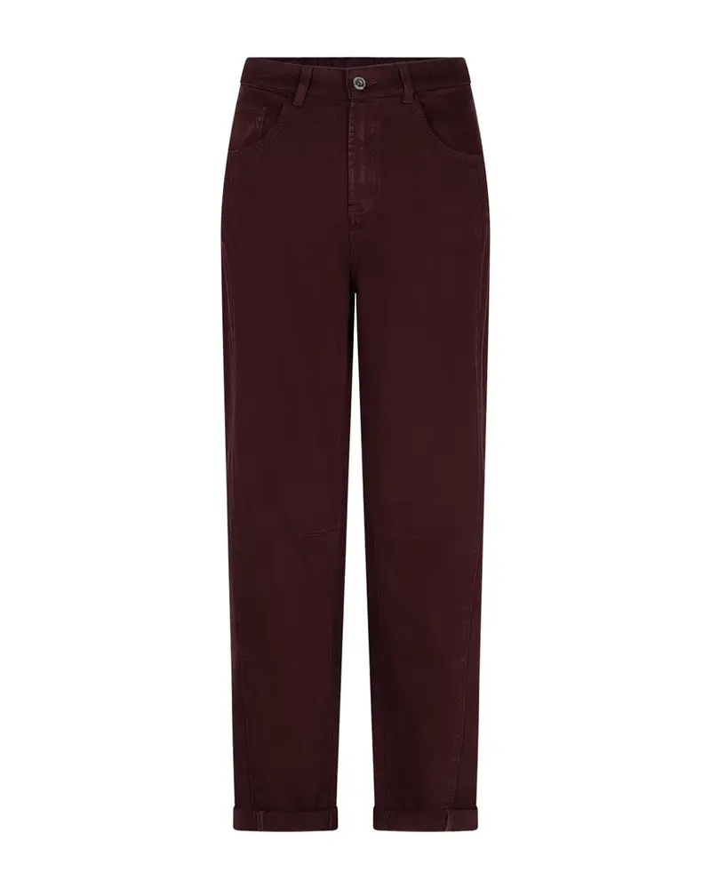Caitlina Side Patch Burgundy