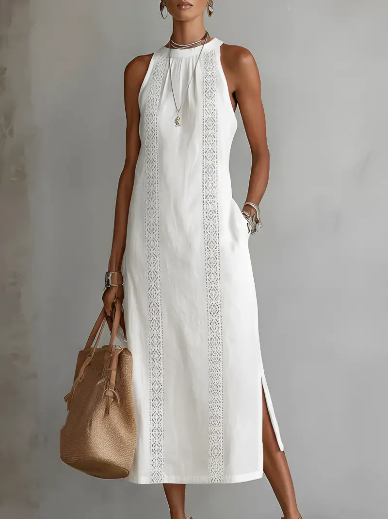 Camille Linen Dress