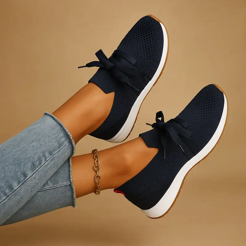 Carlena | Casualowe sneakersy damskie ze sznurowaniem i miękką wkładką | Zofia