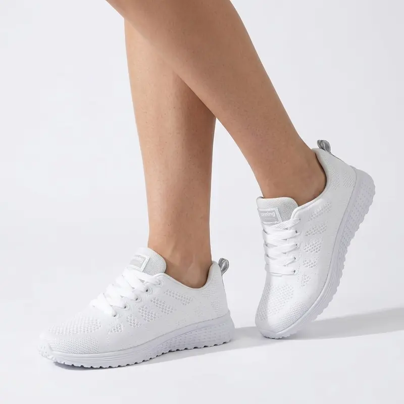 Carlena | Damskie Sportowe Sneakersy z Oddychającej Siateczki do Chodzenia