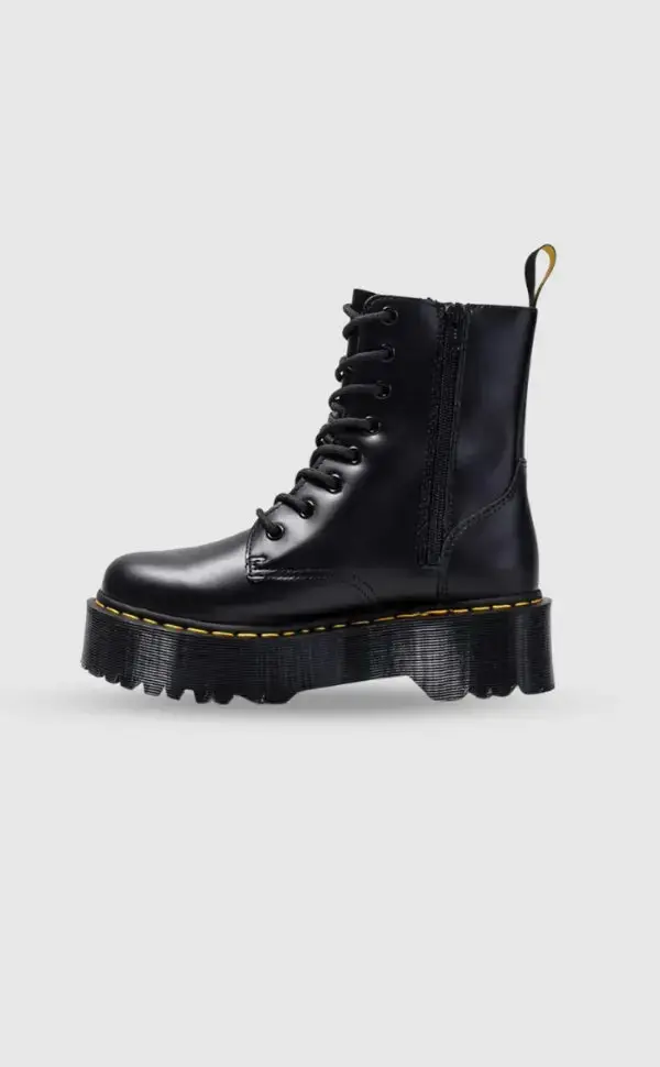 Carlena | Eleganckie skórzane botki na platformie stylowe buty z komfortem | Martyne