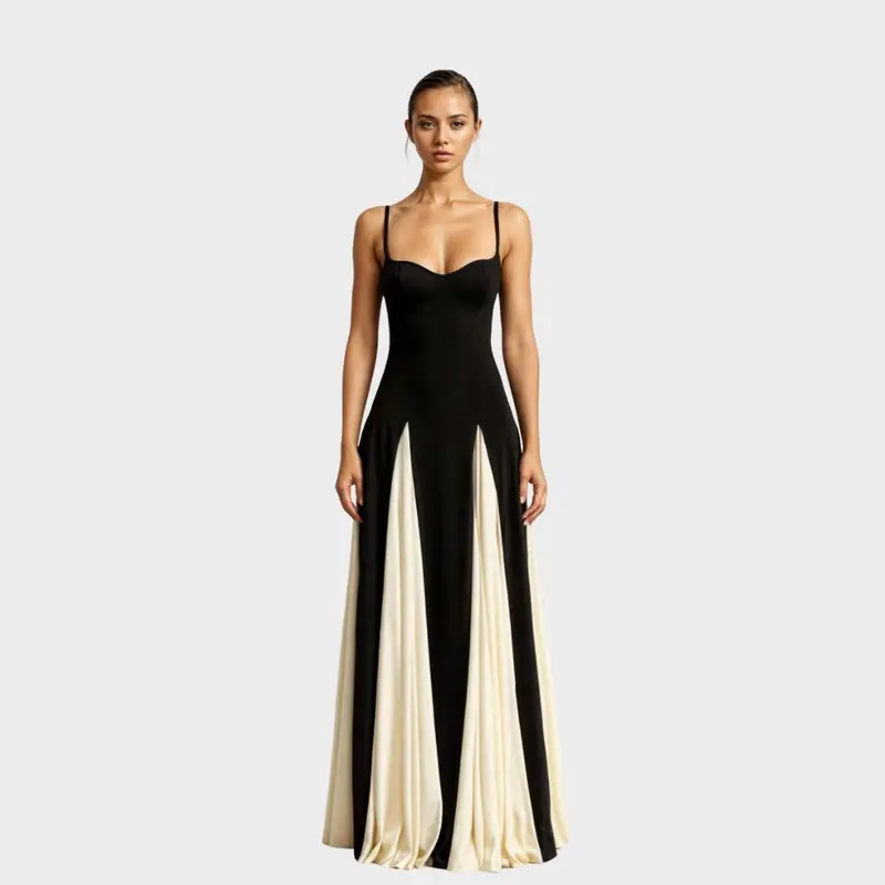 Cary | Damska elegancka sukienka maxi