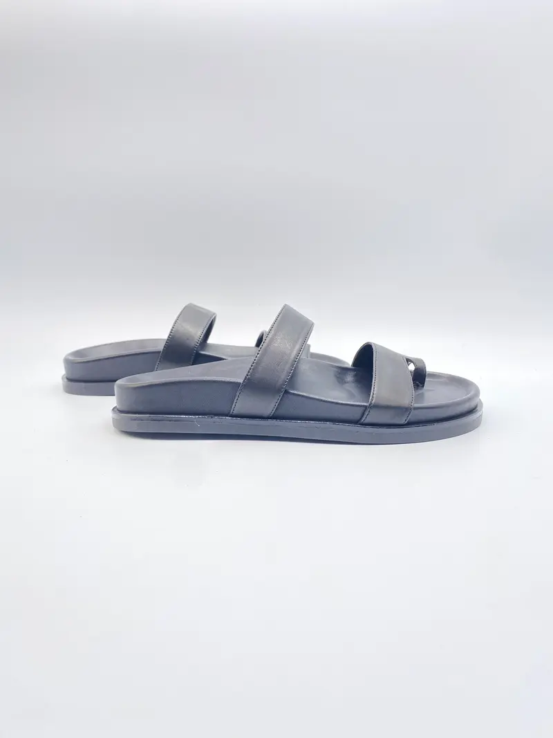 Caryatis greek sandals kiki black