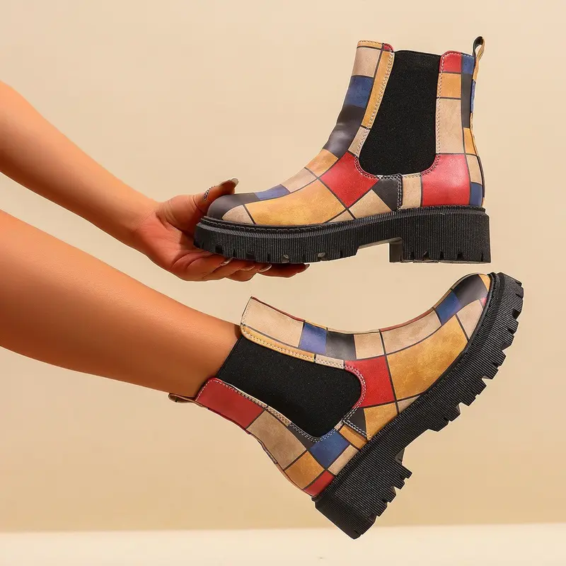 Chelsea Boots Women Ankle Length Slip Resistant Winter Wear