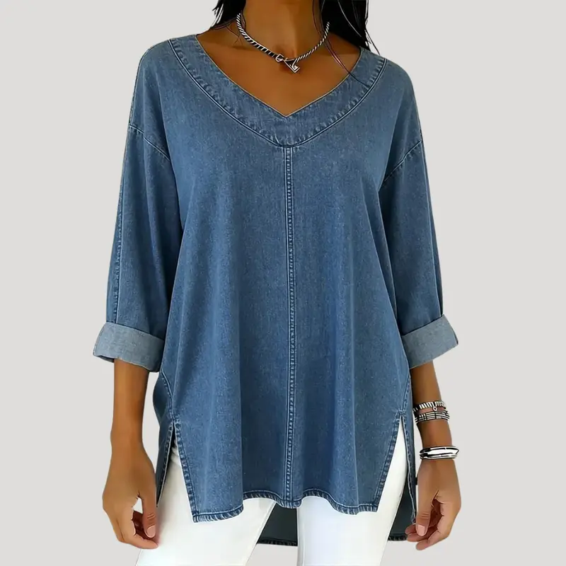 CHELSY – DENIM TOP