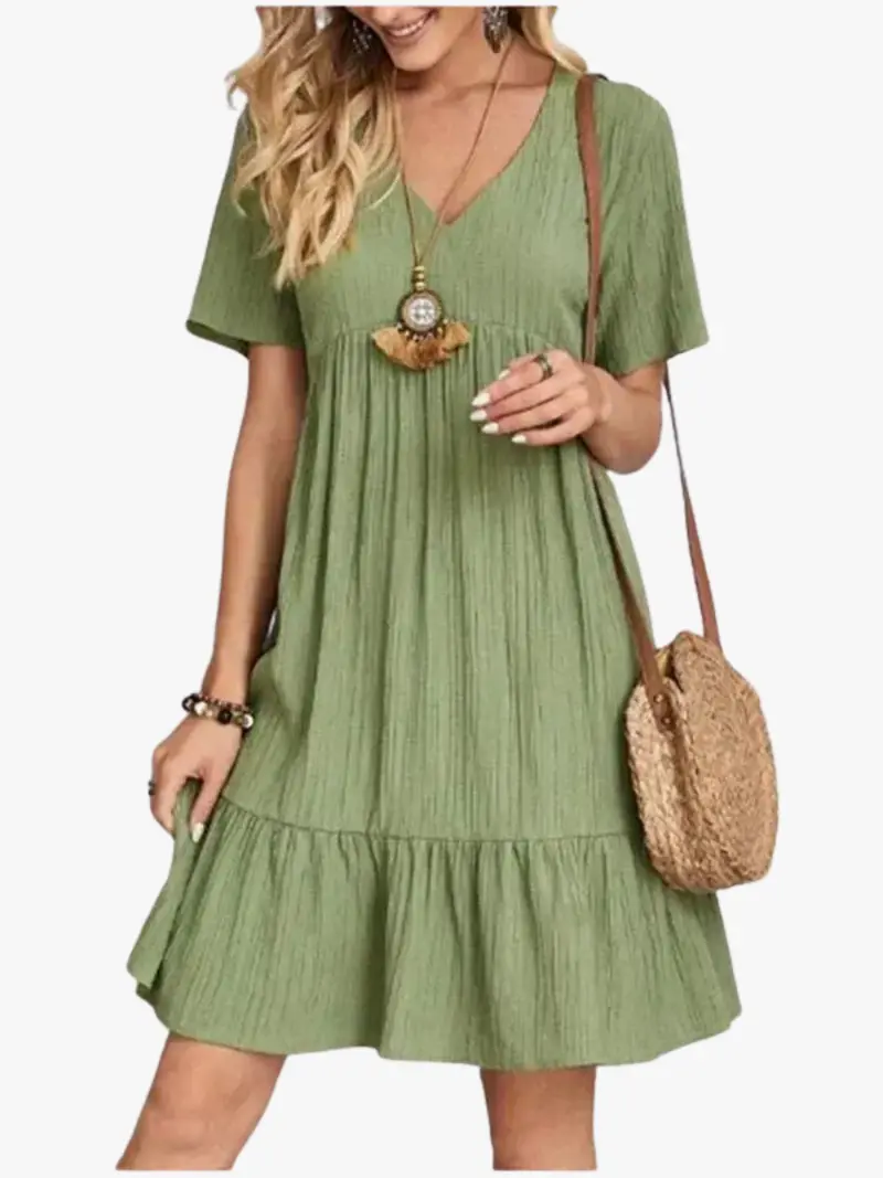 CHIC FLARED DRESS FOR WOMEN
