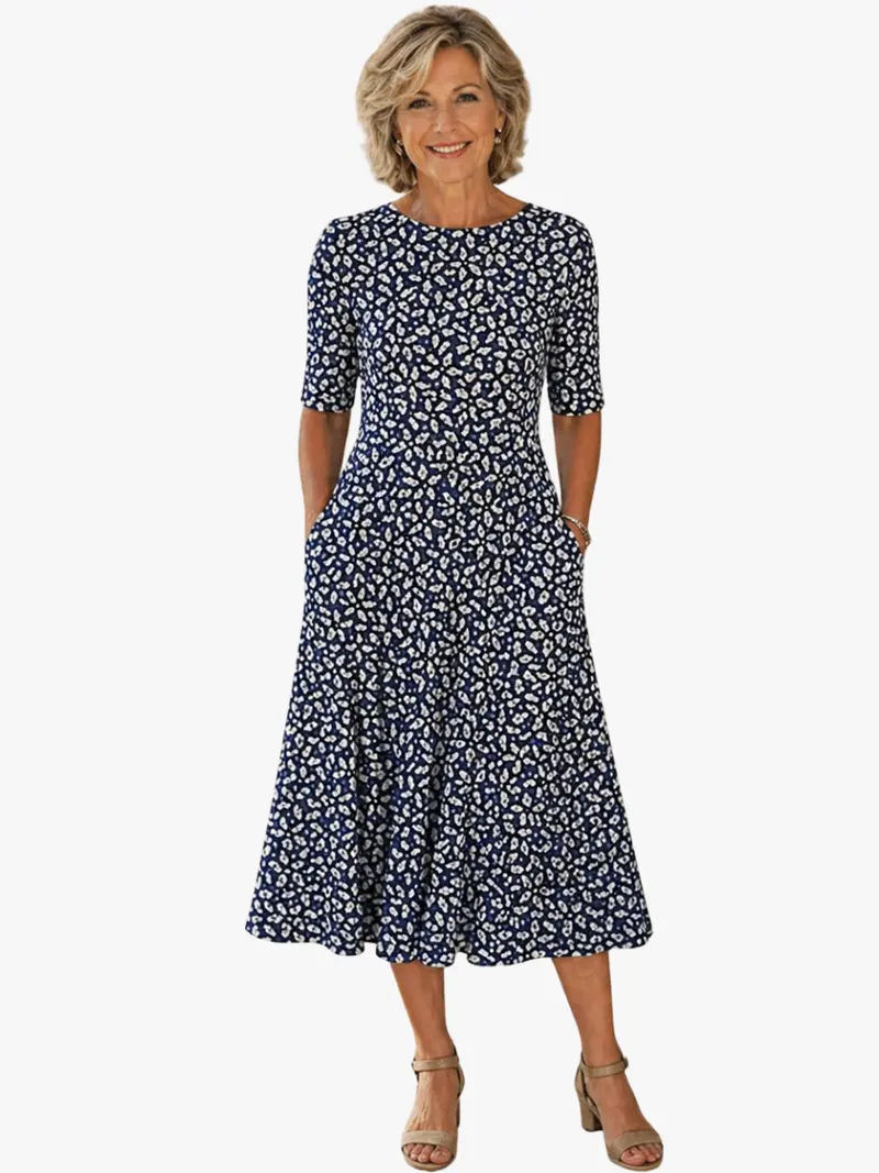 CHIC MIDI SHIRT DRESS FOR WOMEN