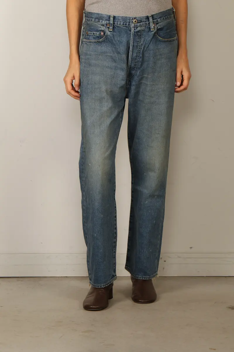 Chimala - Jeans - Selvedge Denim Vintage Straight Cut - Medium Distress