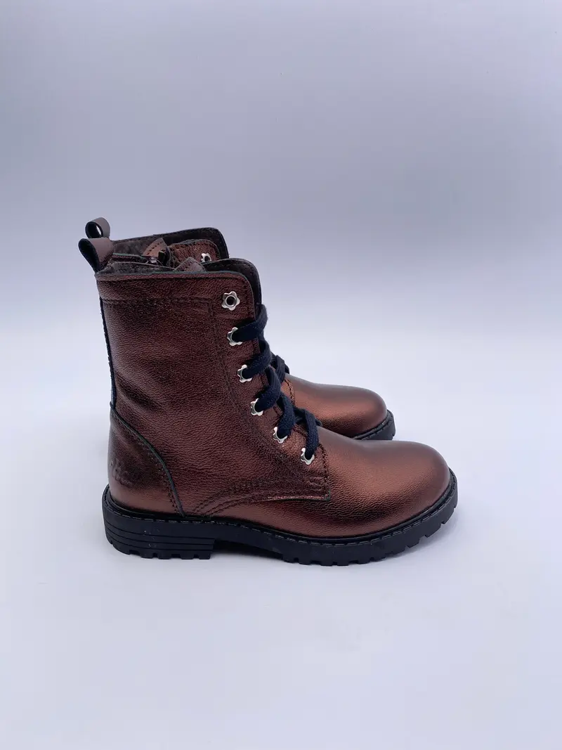 Clic! laars coffee kleur met veter