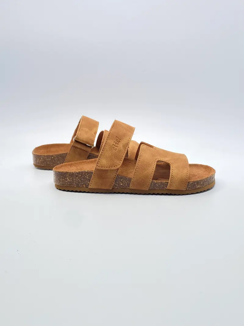 Clic! Slipper next pontiac cuero cognac suede