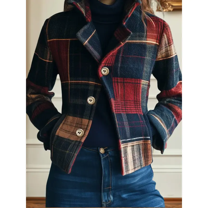 Cloé™ | Classic Checked Jacket