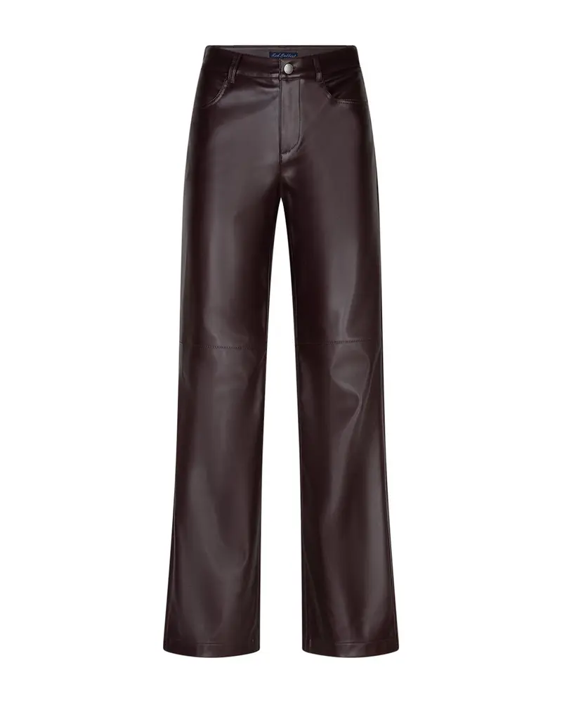 Colette Faux Leather Burgundy