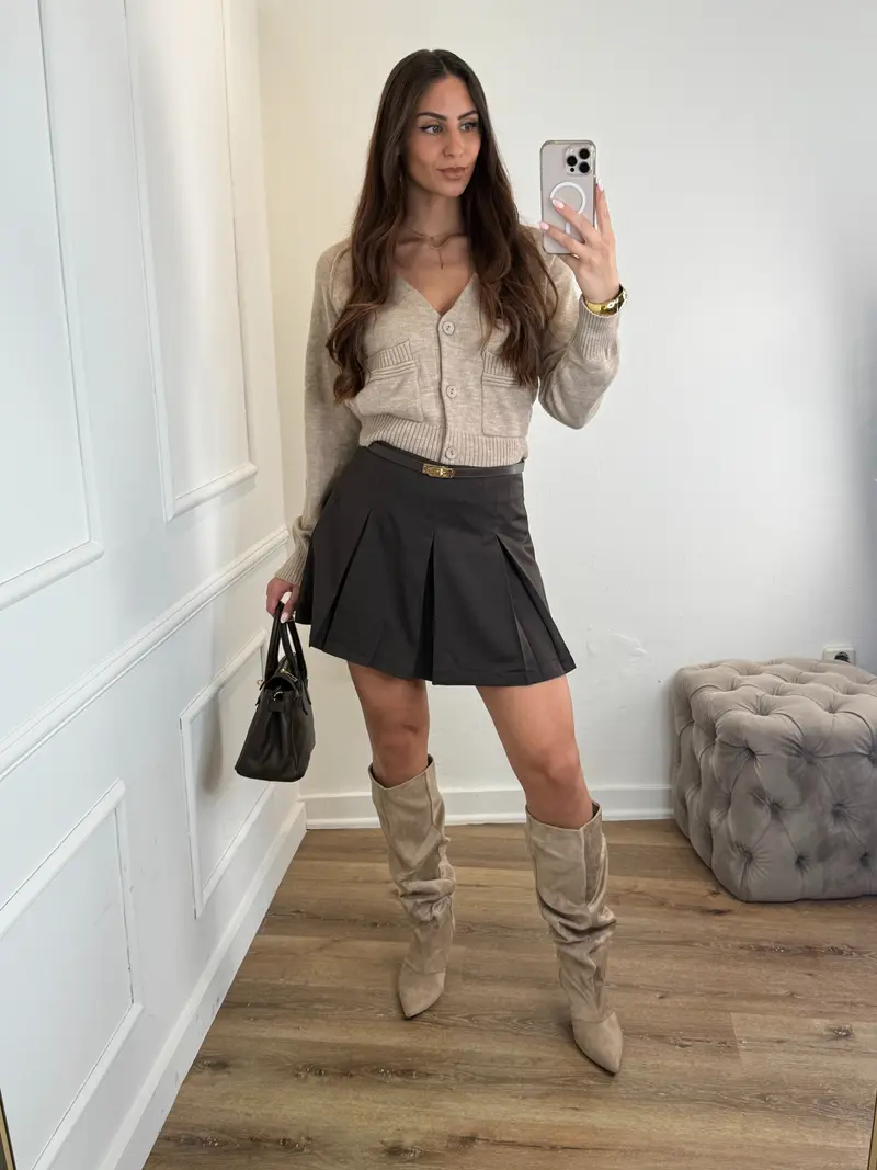 Colette skort espresso