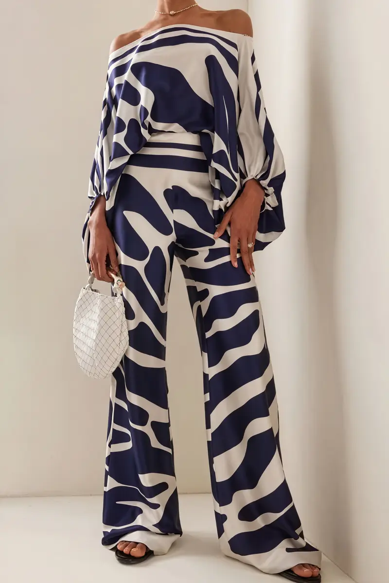 Completo Pantalone Ampio e Top Scultura