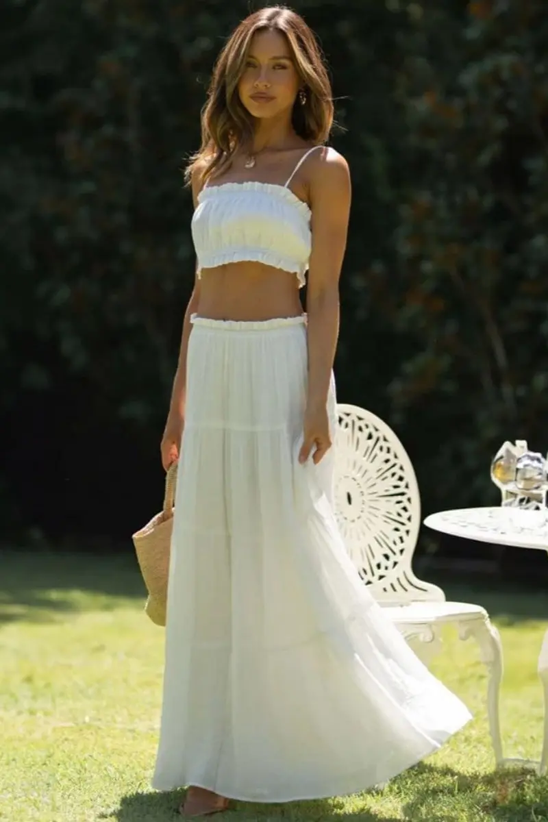 Completo Top e Gonna Maxi Estiva