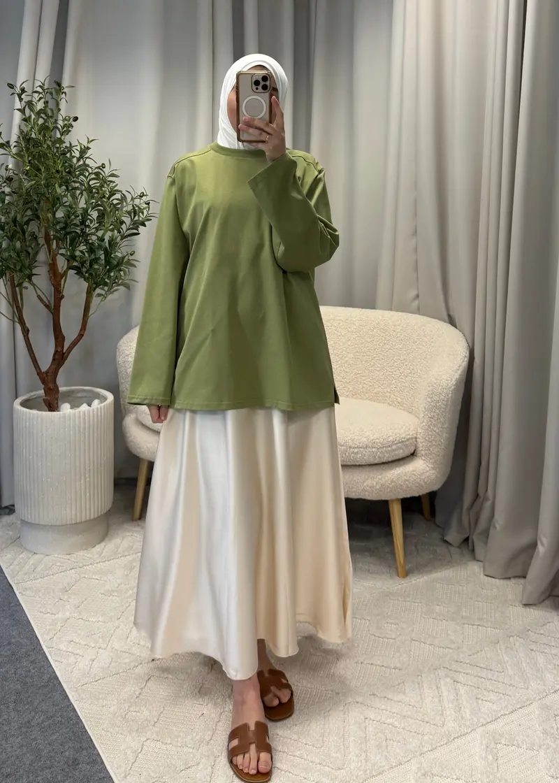 COTTON SHIRT GREEN