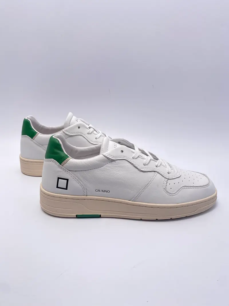 D.A.T.E. Court mono white green