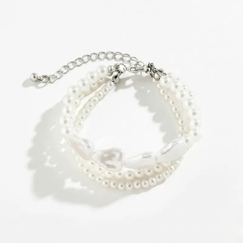 Damen Armband-Set mit Gliederdesign & Schlangenarmband in Goldoptik | Shop Nory