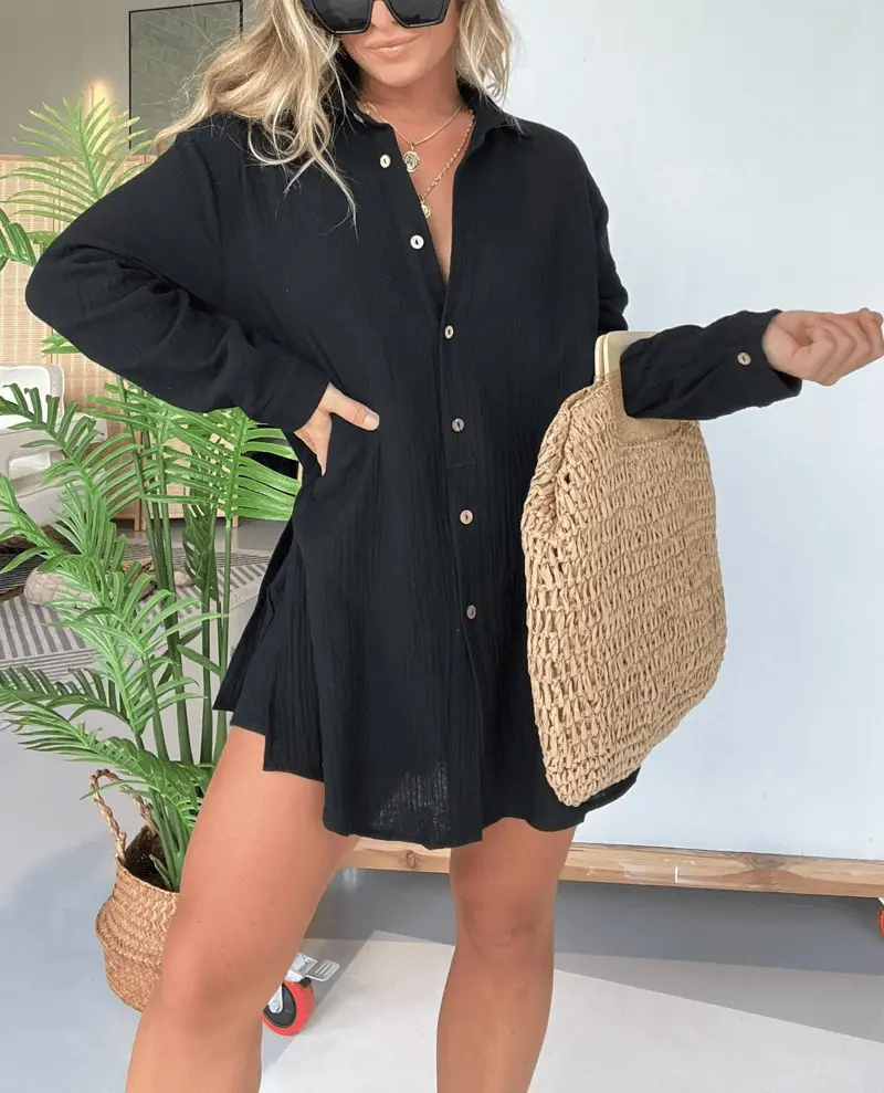 Damen Jumpsuit Aus Tüll Mit Lockerer Passform Elegant