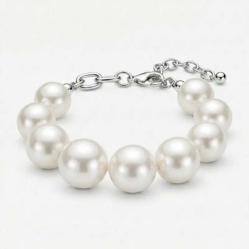 Damen Perlenarmband mit Großen Kugelperlen | Shop Nory