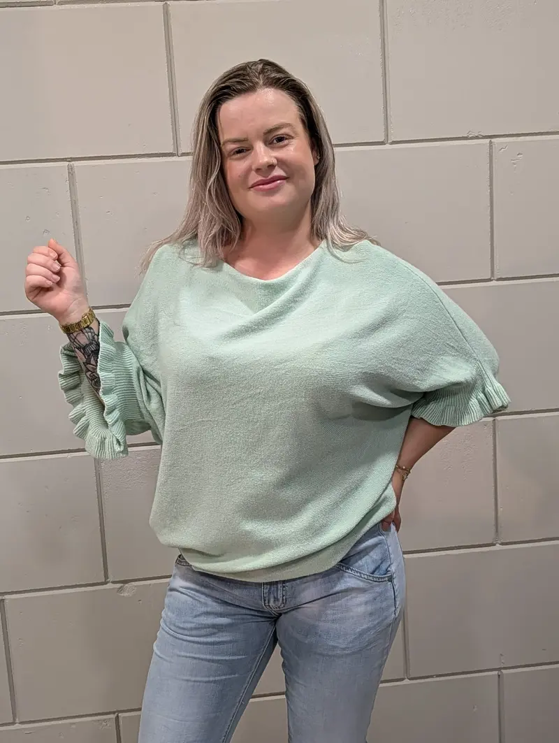 Dames T-shirt Livia Mint