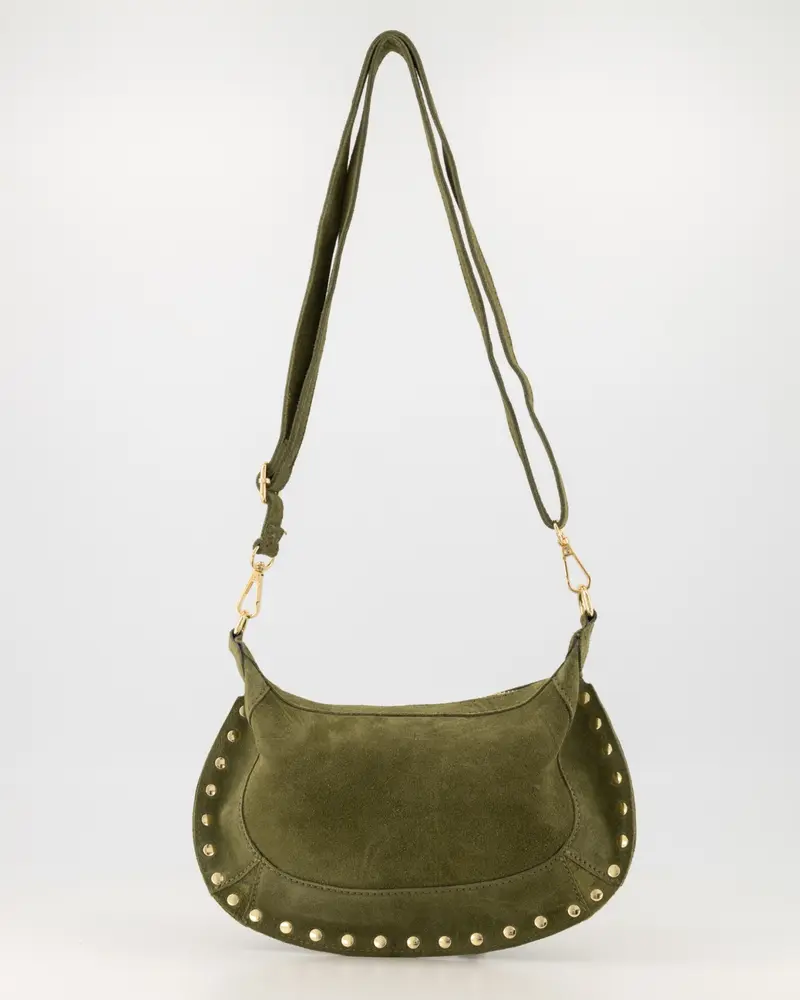 Dames tas Monica suede groen
