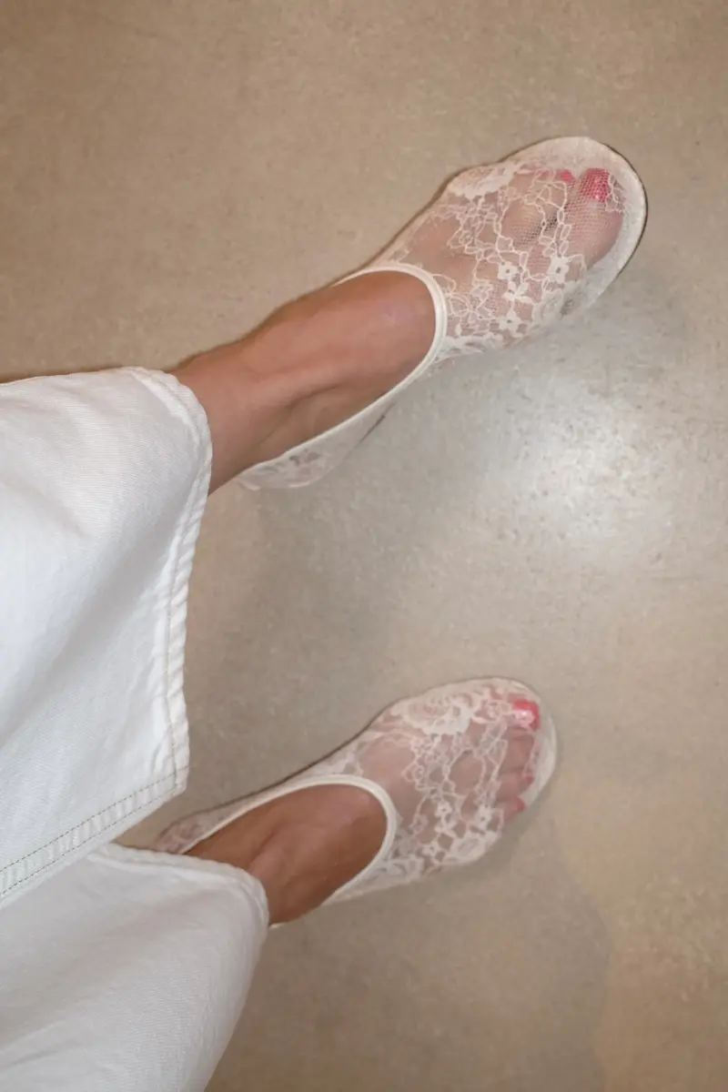 Dear Frances - Ballerina's - Balla Lace - Chalk