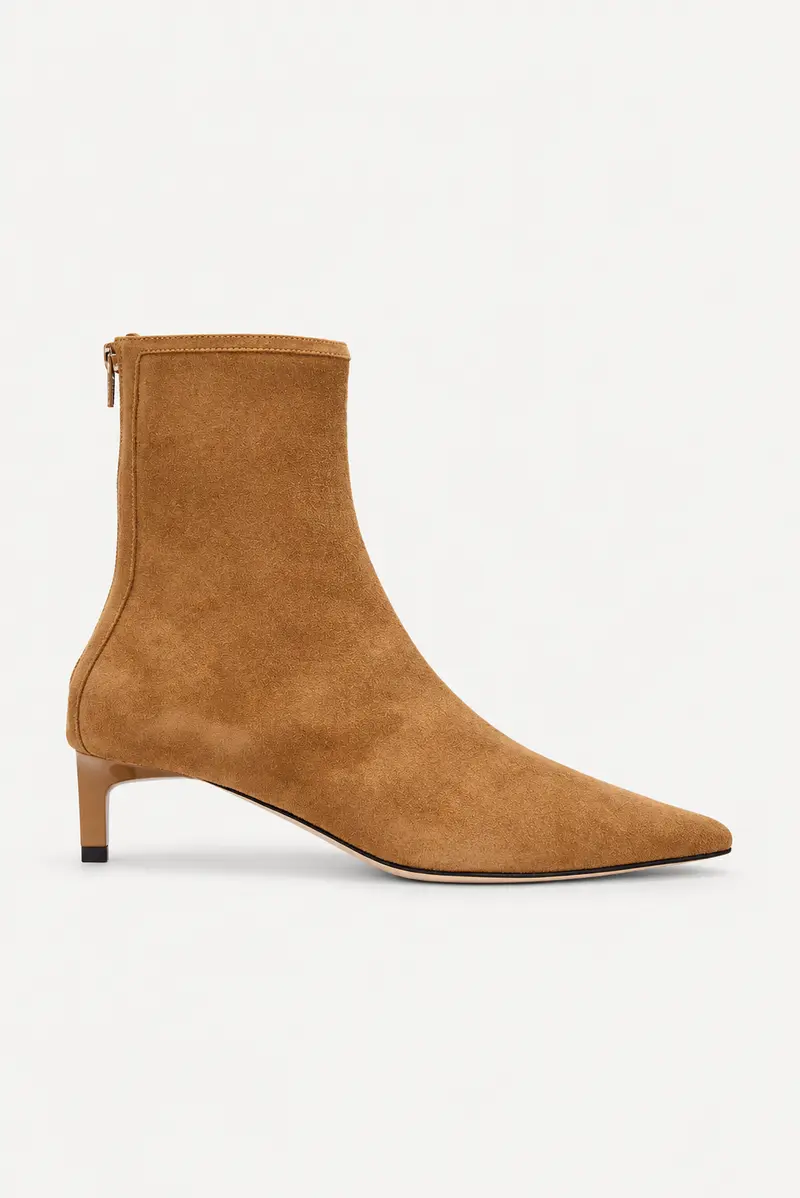 Dear Frances - Laarzen - Topo Bootie - Caramel Suede