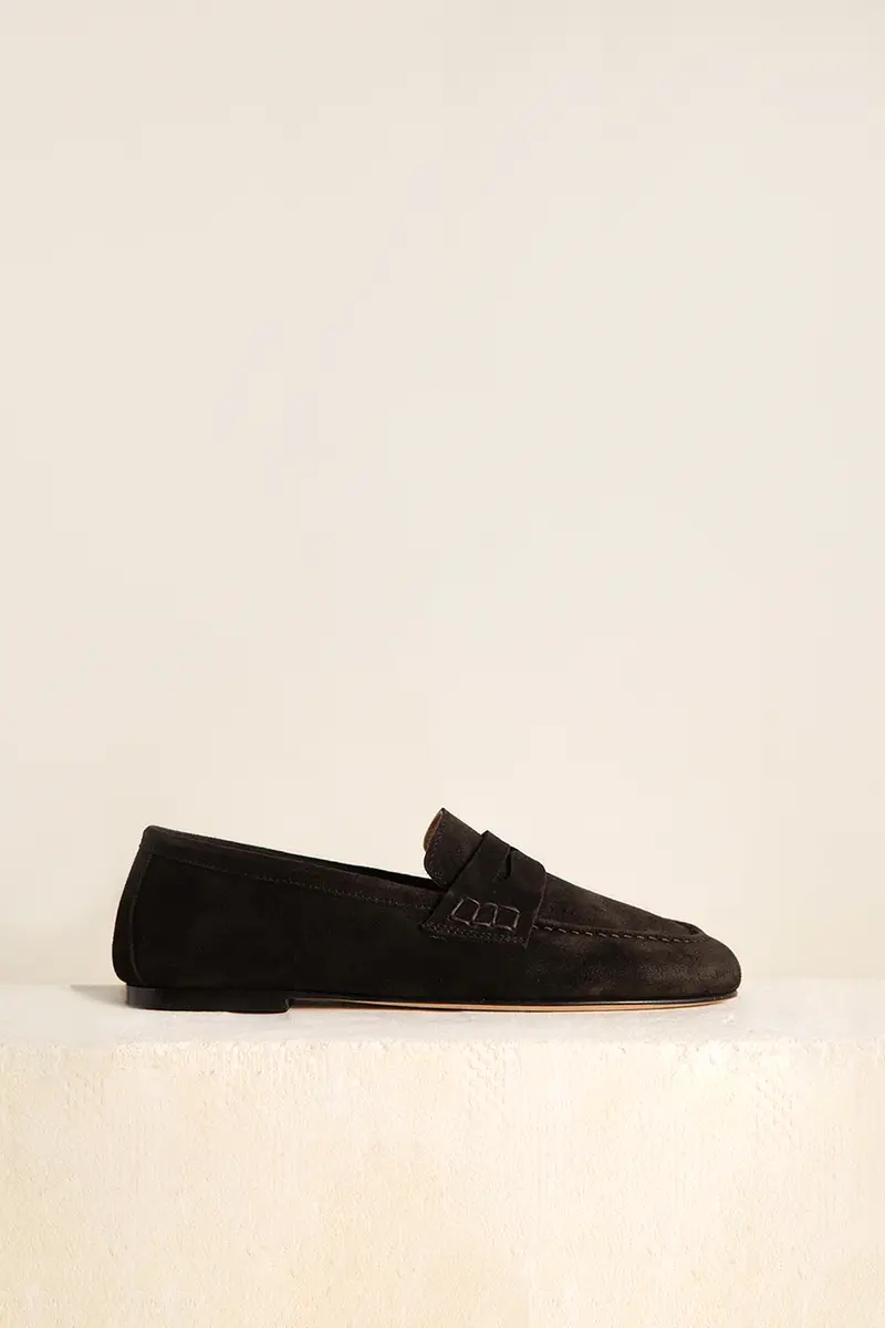 Dear Frances - Loafers - Balla Loafer - Espresso Suede