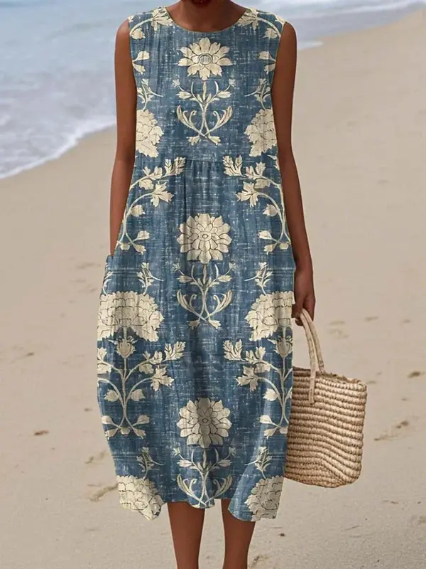 DEMI | Boho-Midikleid