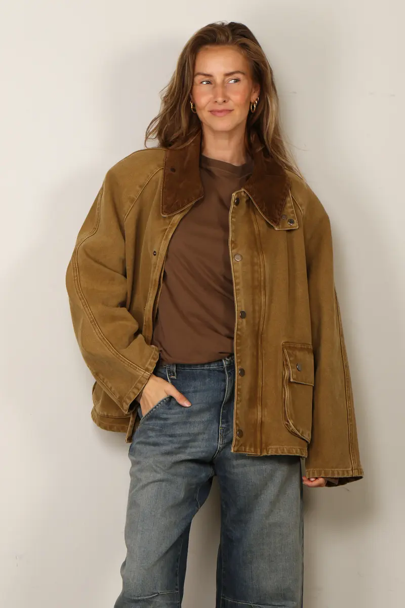 Denimist - Jas - Shelton Field Coat - Khaki